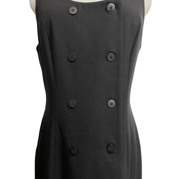 Talbots Double Breasted Sleeveless Dress Size 4 - Picture 5 of 8